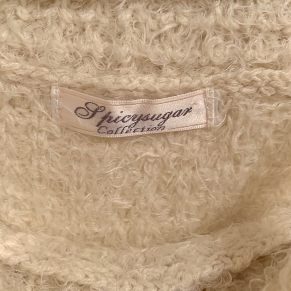 On/Off Shoulder Eyelash Sweater - Picture 3 of 3